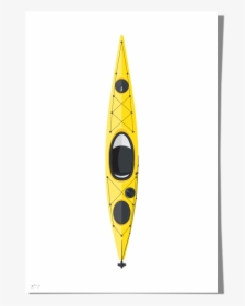 Kayak Art Print With Optional Frame - Sea Kayak, HD Png Download, Free Download