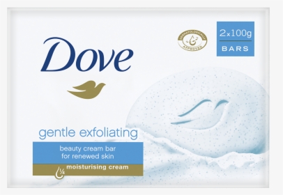 Dove Gentle Exfoliating Beauty Bar 2x100g - Dove Gentle Exfoliating Acne, HD Png Download, Free Download