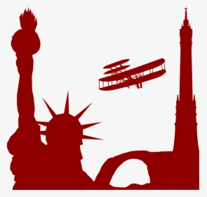 Statue Of Liberty Png Silhouette, Transparent Png, Free Download