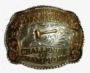 Auctioneer Champion Belt Buckle, HD Png Download, Free Download