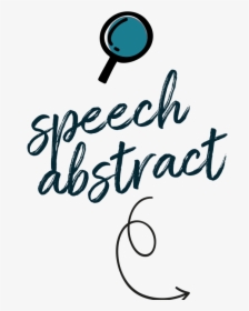 Speechabstract Blue - Calligraphy, HD Png Download, Free Download
