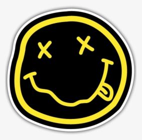 Nirvana Bands Rockbands Logos Pop Pppppppppppppppoppooo - Nirvana Smiley Face, HD Png Download, Free Download