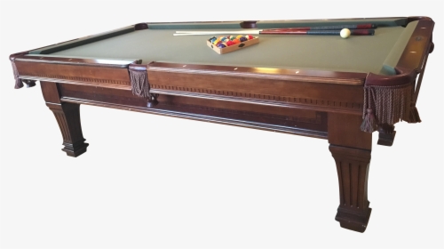 Vintage Pool Table Png - Billiard Table, Transparent Png, Free Download