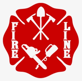 Wildland Firefighter Fire Line Maltese Cross Decal - Wildland Fire Clip Art, HD Png Download, Free Download