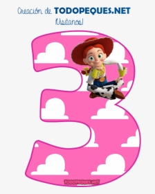 Numero 4 De Jessie Toy Story, HD Png Download, Free Download