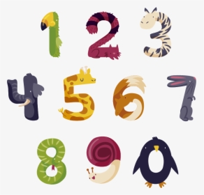 Numeros De Animales Png, Transparent Png, Free Download