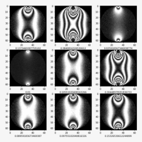 Images Of 9 Particles With Different Force Labels On - Monochrome, HD Png Download, Free Download