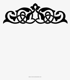 Ornament Coloring Page - Viking Knot Tribal, HD Png Download, Free Download
