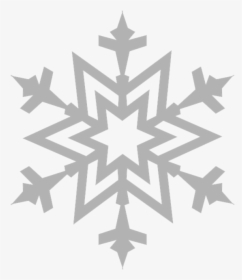 Snowflake Vector Black And White, HD Png Download, Free Download