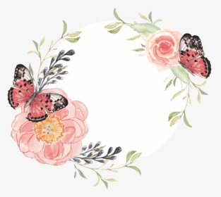 Vector Watercolor Butterfly Vector - Watercolour Flower And Butterfly Png, Transparent Png, Free Download