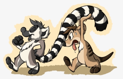 Lemur Clipart Chibi - Cute Ring Tailed Lemur Drawing, HD Png Download, Free Download