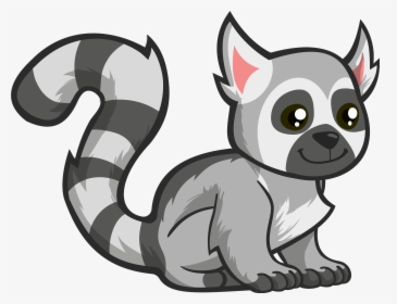 Ring Tailed Lemur Clipart Transparent, HD Png Download, Free Download