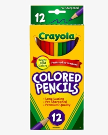 Crayola Colored Pencils 12 Count - Crayola 12, HD Png Download, Free Download