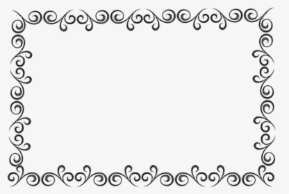 Autumn Leaves Border Black And White , Png Download - Cadre Pour Certificat Png, Transparent Png, Free Download