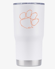 White Powder Coated 20oz"  Class= - Pint Glass, HD Png Download, Free Download