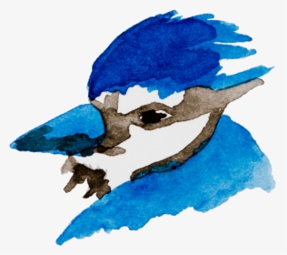Bluejay Drawing Watercolor Graphic Royalty Free - Illustration, HD Png Download, Free Download