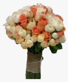 Clustar Roses And Roses Wedding Bouquet - Flower Bouquet, HD Png Download, Free Download