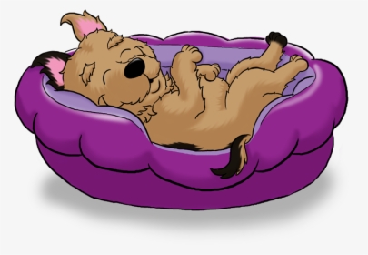 Bed Clipart Dog - Dog Bed Clipart, HD Png Download, Free Download