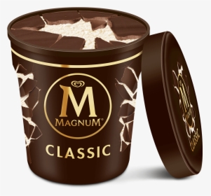 Magnum Tub Classic Chocolate Ice Cream 440ml - Magnum Crackle Ice Cream, HD Png Download, Free Download