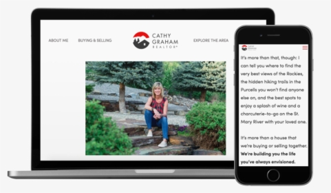 Cathy Mockup - Portfolio - Weebly Free Responsive Themes, HD Png Download, Free Download