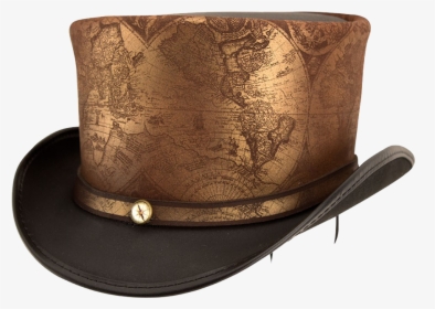 Atlas Hat W/compass Band & Laser Engraved Map - Hat, HD Png Download, Free Download