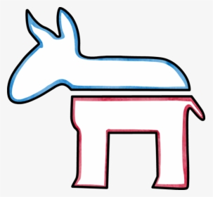 Us Democratic Party Donkey, HD Png Download, Free Download