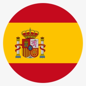 Portugal - Spain Flag Round Icon, HD Png Download, Free Download
