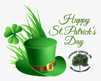 Patrick"s Day Hat And Shamrock - Cute St Patrick's Day Cartoon, HD Png Download, Free Download