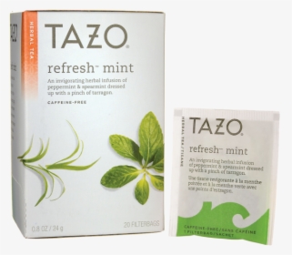 Tazo Tea Herbal Tea Refresh 20 Bag S - Tazo Refresh Mint Tea, HD Png Download, Free Download