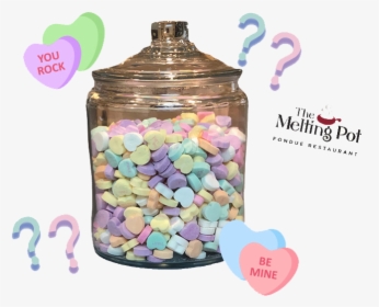 How Many Candy Hearts Are In The Jar - Heart, HD Png Download, Free Download