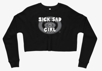 Sick Sad Girl Crop Crewneck - Am The Captain Now Sweatshirt Logo, HD Png Download, Free Download