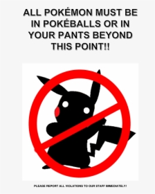 Pokemon Not Allowed Poster Template Main Image - Mimikyu In Pokemon Go, HD Png Download, Free Download
