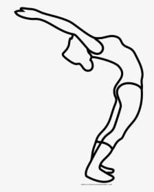 Yoga Pose Coloring Page - Portable Network Graphics, HD Png Download, Free Download