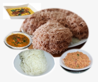50 String Hoppers With Only Pol Sambal , Png Download - Idiyappam Png, Transparent Png, Free Download