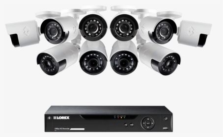 1080p Camera System With 10 Outdoor Cameras - Cc Camera Png, Transparent Png, Free Download