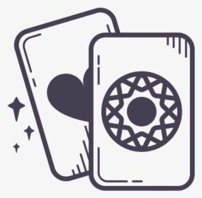 Mindful Message Tarot Card Symbols - Tarot Cards Vector Png, Transparent Png, Free Download