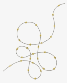 Fancy Yellow Mixed Shape Diamond Necklace - Necklace, HD Png Download, Free Download