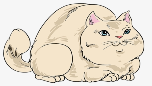 How To Draw Fat Cat - Asian, HD Png Download, Free Download