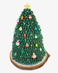How To Make A Christmas Tree Cake Tutorial - Christmas Tree, HD Png Download, Free Download