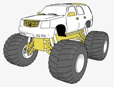 Escalade Monster Truck Clipart Png - Truggy, Transparent Png, Free Download
