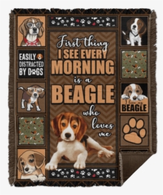 Woven Blanket - - Beagle, HD Png Download, Free Download