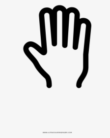 Hand Coloring Page - Icon, HD Png Download, Free Download