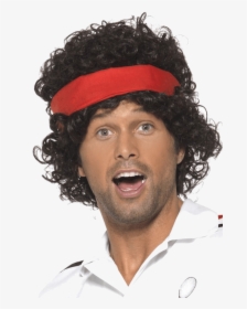 80s Tennis Player - Tennis Wig, HD Png Download, Free Download