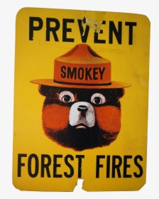 Smokey The Bear Png - Poster, Transparent Png, Free Download