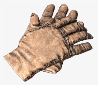 Leather Gloves Natural - Suede, HD Png Download, Free Download