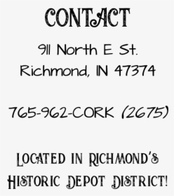 Contact - Calligraphy, HD Png Download, Free Download