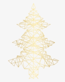 Free Png Gold Decorative Xmas Tree Png Images Transparent - Christmas Tree, Png Download, Free Download