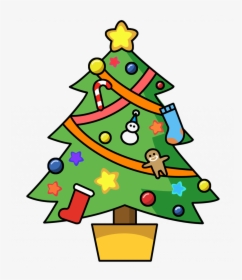 Christmas ~ Christmas Clip Art Free Clipart Images - Animated Clipart Christmas Tree, HD Png Download, Free Download