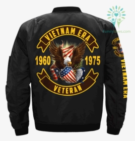 Vietnam Era Veteran Of America Over Print Jacket %tag - Long-sleeved T-shirt, HD Png Download, Free Download
