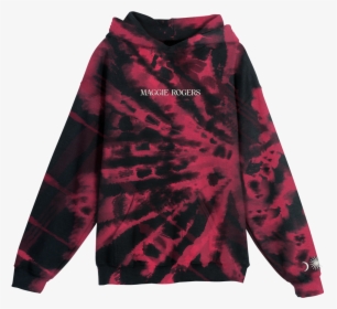 Cosmos Tie Dye Hoody - Black & Red Tie Dye Hoodie, HD Png Download, Free Download